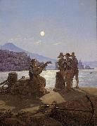 Italienische Fischer im Hafen von Neapel, Carl Gustav Carus